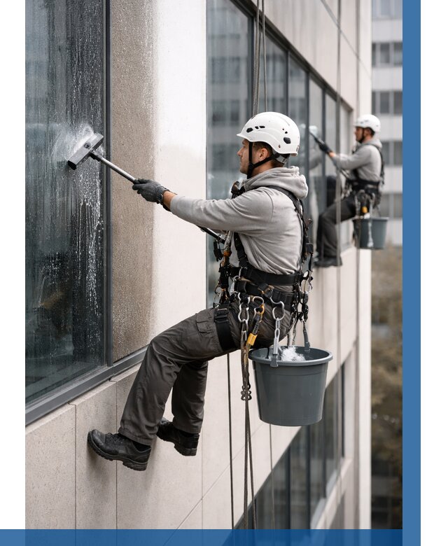 Мойка фасадов зданий в Туле под ключ от 356 р. | ВЫСОТНИК-Тул