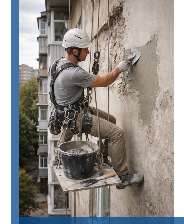 Восстановление фасадной штукатурки в Туле с гарантией качества