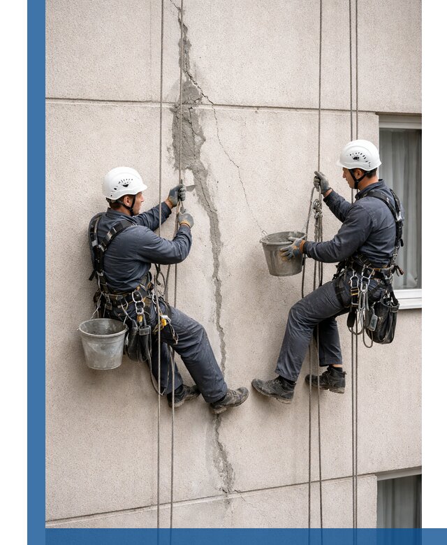 Заделка трещин на фасаде в Туле с гарантийным ремонтом