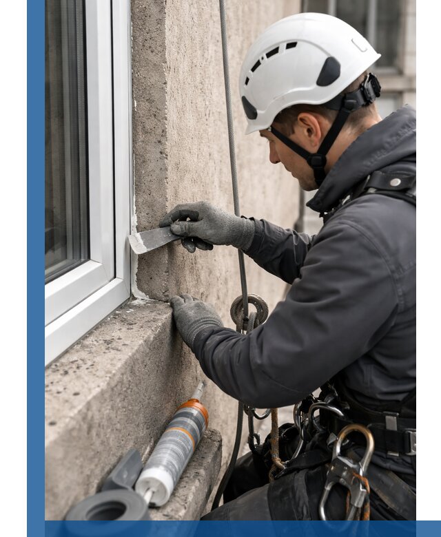 Герметизация монтажных швов окон в Туле с гарантией качества