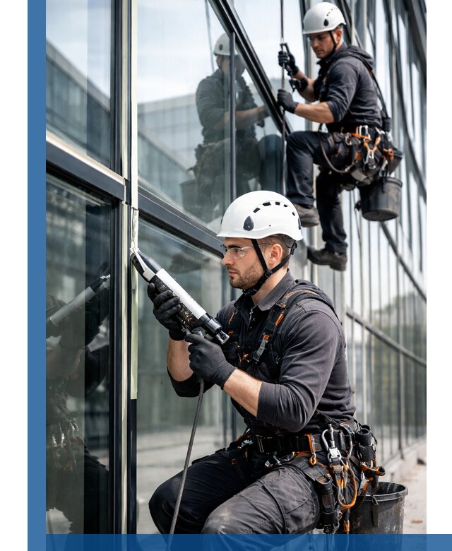 Герметизация витражных швов в Туле для зданий и фасадов