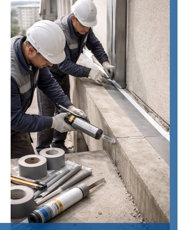 Герметизация примыкания балкона в Туле от 4576 р. | ВЫСОТНИК-Тул