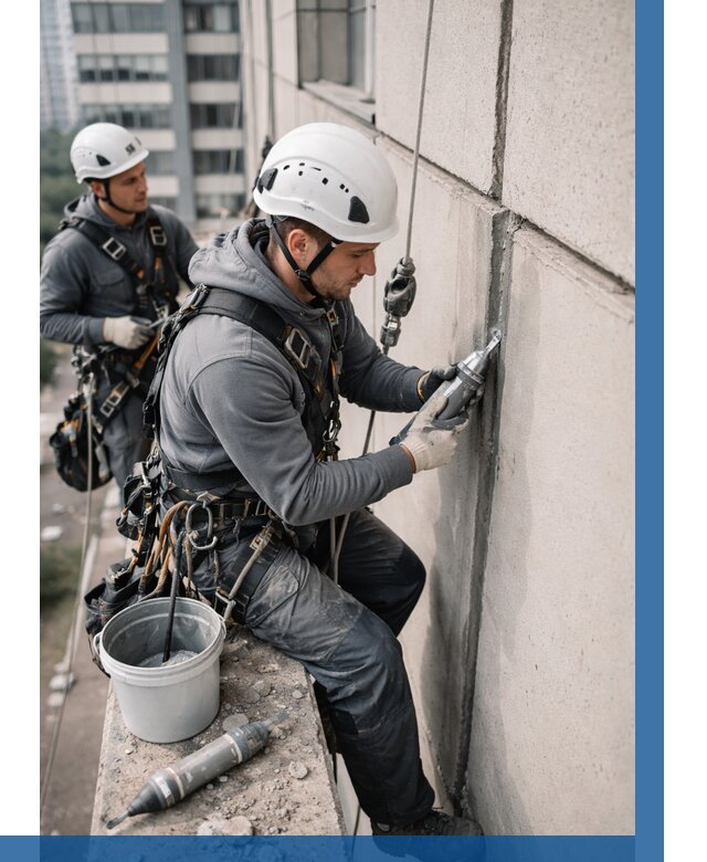 Ремонт деформационных швов здания в Туле от 1017 р. | ВЫСОТНИК-Тул