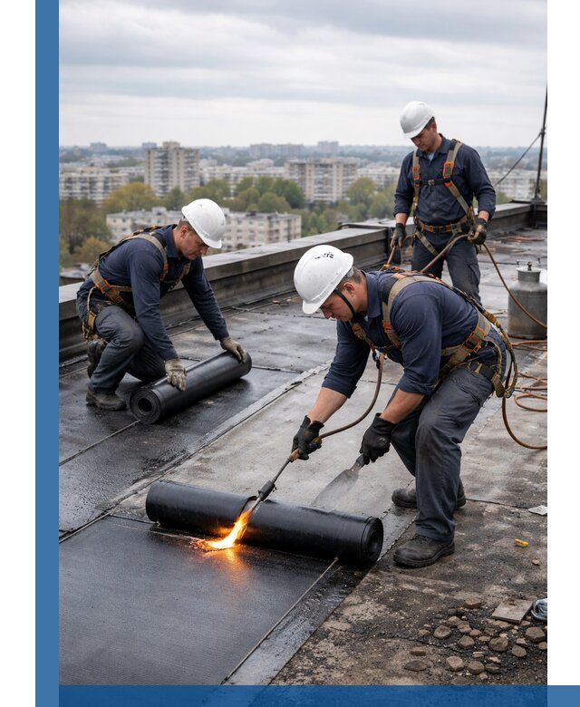 Ремонт наплавляемой кровли в Туле качественно и надежно