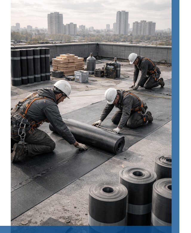 Монтаж мягкой кровли под ключ в Туле от 458 р. | ВЫСОТНИК-Тул