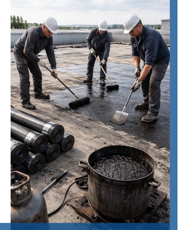 Гидроизоляция кровли мастикой в Туле от 610 р. | ВЫСОТНИК-Тул