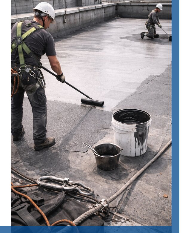 Гидроизоляция кровли жидкой резиной в Туле от 508 р. | ВЫСОТНИК-Тул