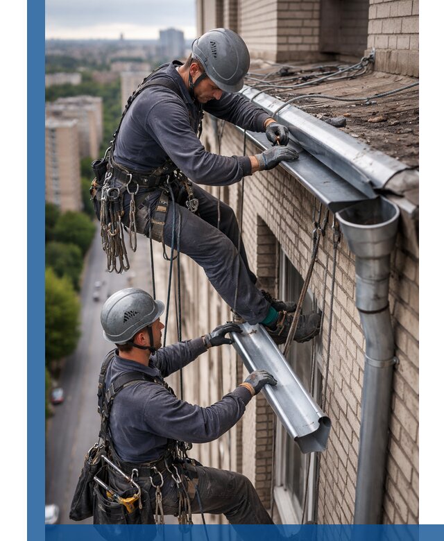 Ремонт водосточных желобов в Туле, быстро и качественно