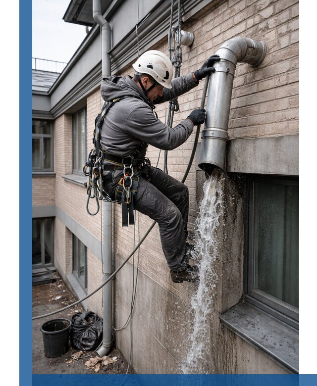 Профессиональная прочистка водосточных труб в Туле с гарантией