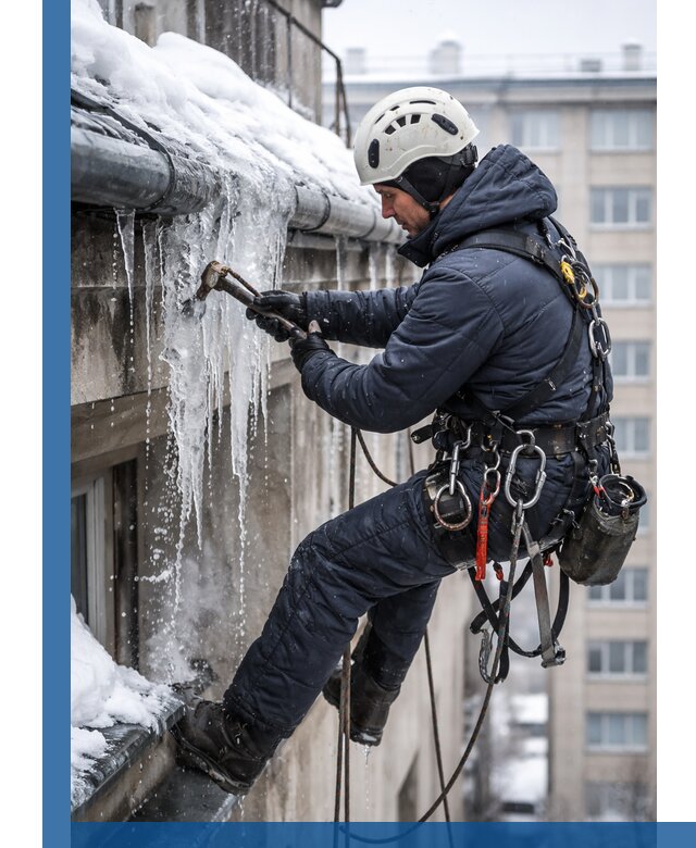 Удаление наледи и чистка водостоков в Туле оперативно и безопасно
