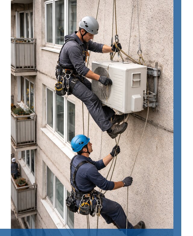 Перенос внешнего блока кондиционера в Туле от 9152 р.| ВЫСОТНИК-Тул