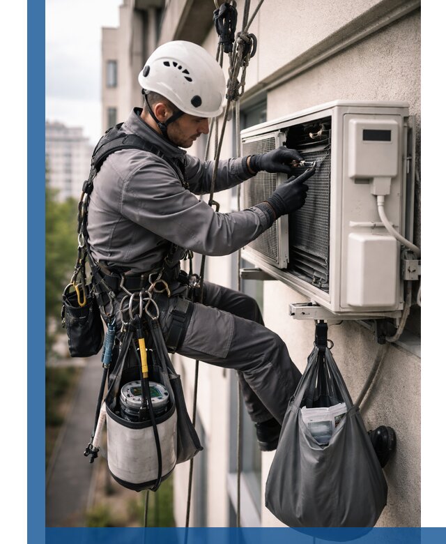 Обслуживание внешнего блока кондиционера в Туле профессионально