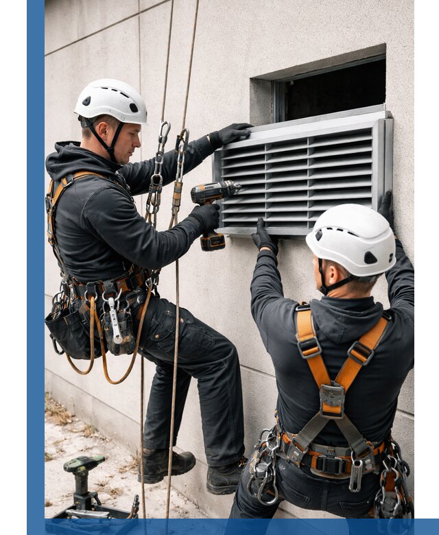 Монтаж вентиляционных решеток в Туле профессиональный сервис