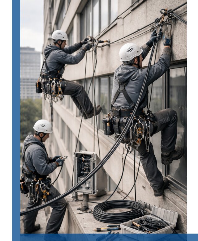 Прокладка оптоволоконного кабеля в Туле под ключ с тестированием