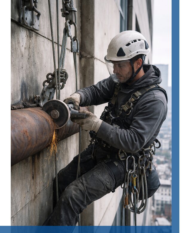 Резка металла на высоте в Туле по цене от 4576 р. | ВЫСОТНИК-Тул