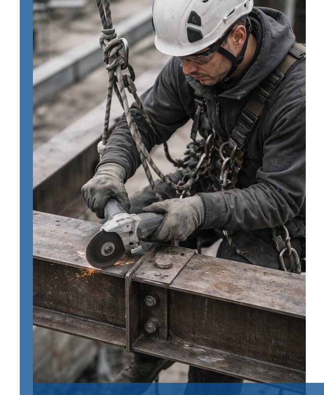 Резка металла на высоте в Туле для зданий и конструкций