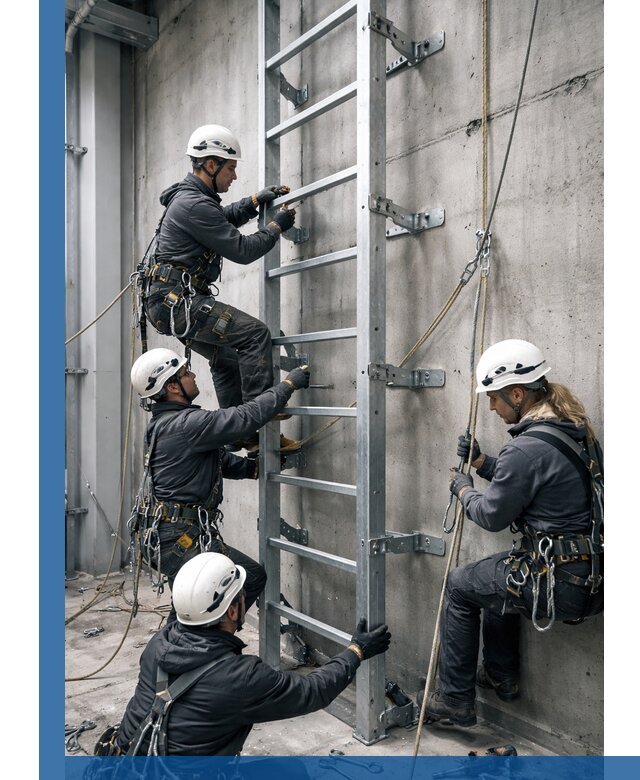 Монтаж металлических лестниц в Туле под ключ со гарантией
