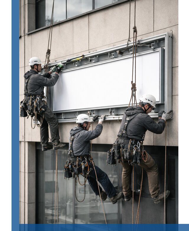 Профессиональный монтаж светового короба под ключ в Туле