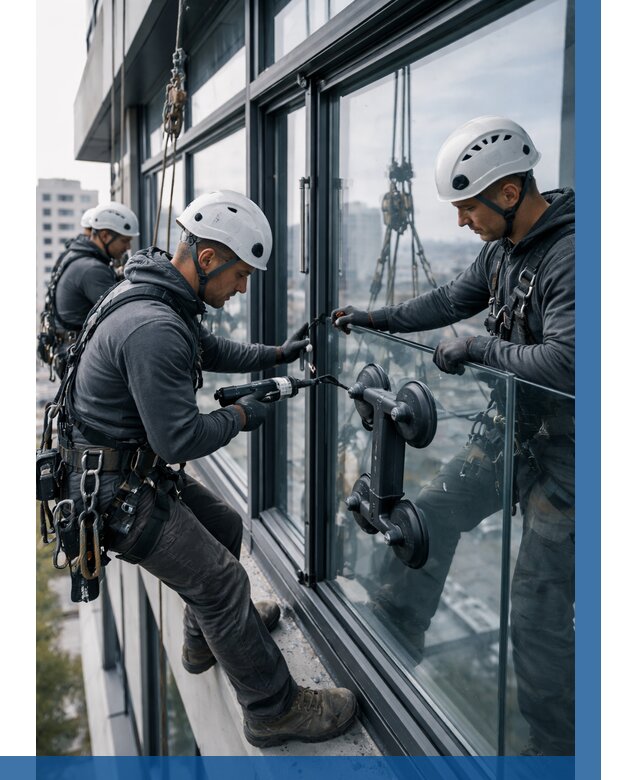 Витражное остекление зданий в Туле от 3559 р. | ВЫСОТНИК-Тул