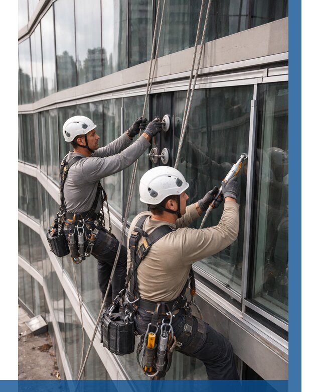 Радиусное остекление фасада в Туле от 12203 р. | ВЫСОТНИК-Тул