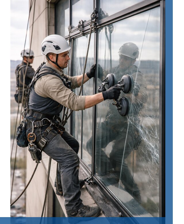 Замена стекла в витраже в Туле под ключ от 8644 р. | ВЫСОТНИК-Тул