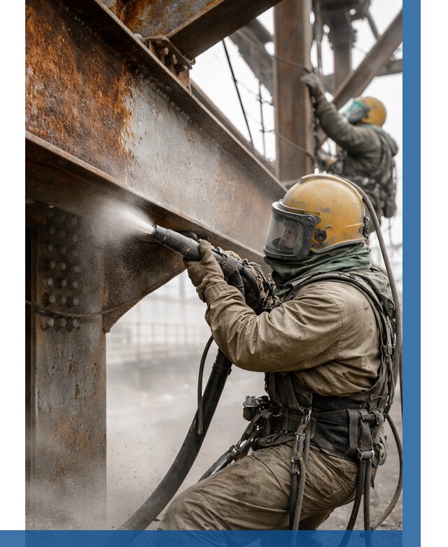 Пескоструйная очистка металлоконструкций в Туле по 610 р. ВЫСОТНИК-Тул