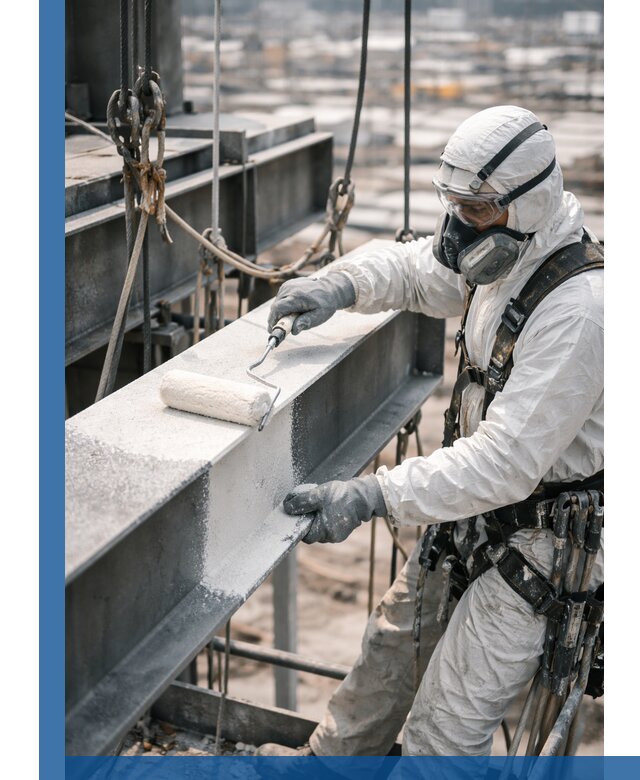 Профессиональная огнезащитная обработка металлоконструкций в Туле