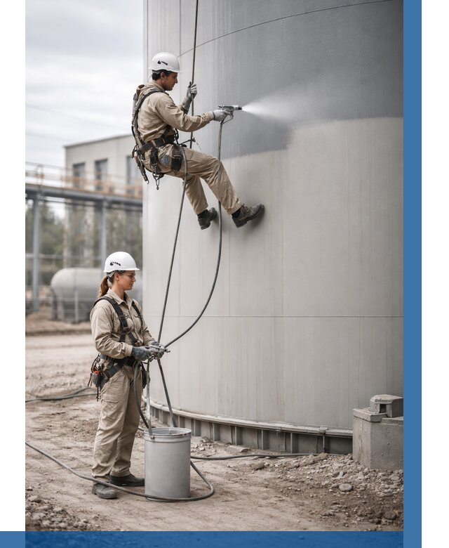 Покраска резервуаров в Туле от 1220 р. | ВЫСОТНИК-Тул — заказать