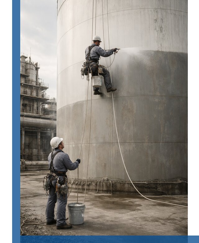 Покраска стальных резервуаров и емкостей в Туле профессионально