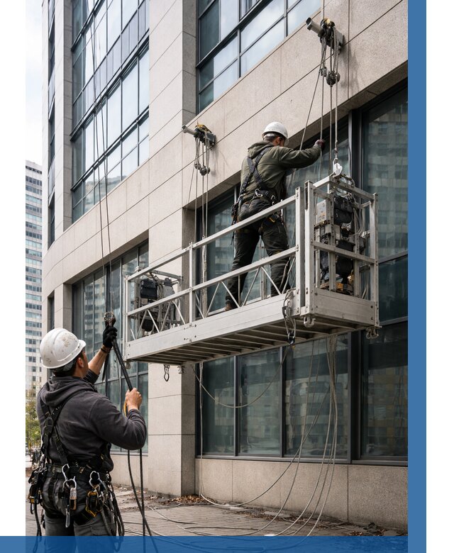 Монтаж и подъем фасадной люльки в Туле от 12203 р. | ВЫСОТНИК-Тул
