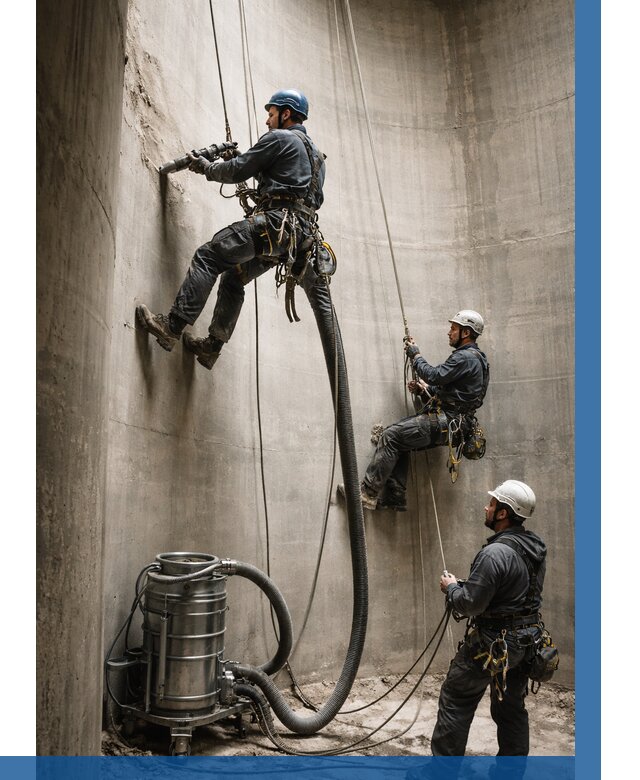 Зачистка силосов в Туле от 4576 р. Договор и смета ВЫСОТНИК-Тул