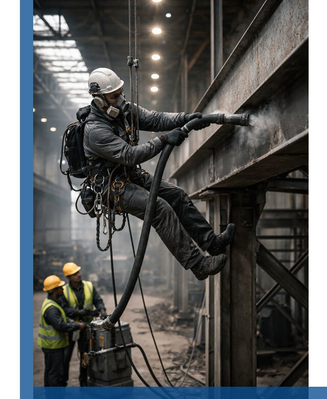 Обеспыливание конструкций в цехах промышленного производства в Туле