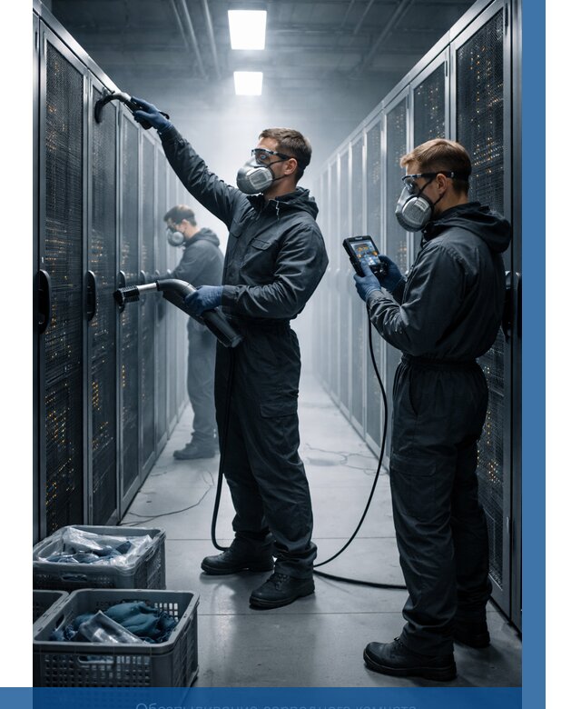 Обеспыливание серверной комнаты в Туле от 4576 р. | ВЫСОТНИК-Тул