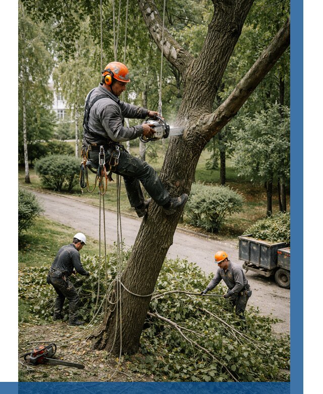 Кронирование деревьев в Туле от 6610 р. | ВЫСОТНИК-Тул