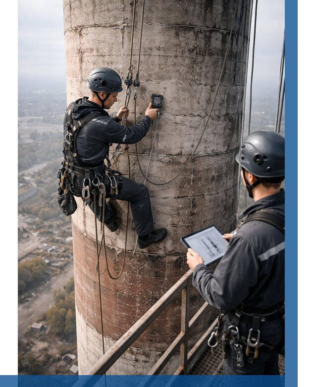Обследование дымовой трубы в Туле от 8135 р. | ВЫСОТНИК-Тул