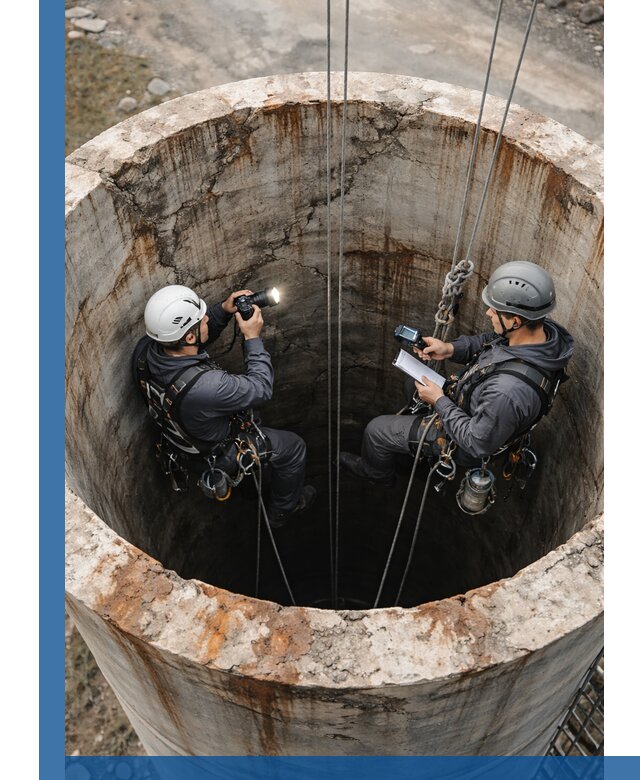 Обследование дымовой трубы: диагностика и оценка состояния в Туле