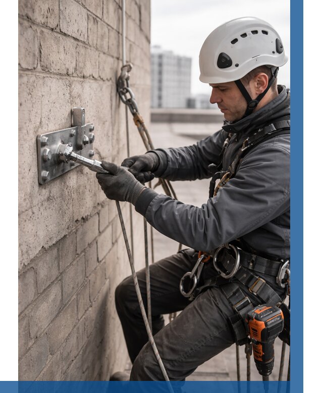 Установка анкерных точек в Туле от 3559 р. | ВЫСОТНИК-Тул