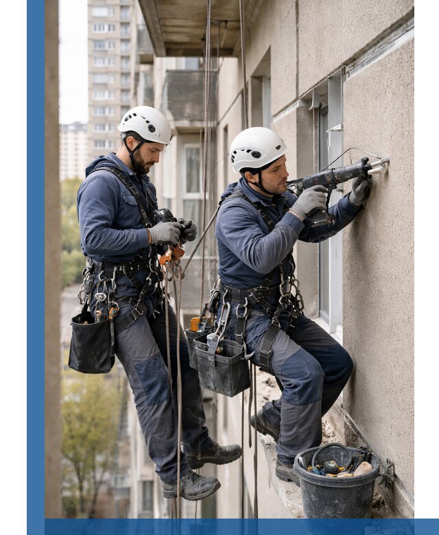 Промышленные альпинисты высотные работы и монтаж в Туле